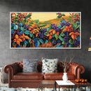 Grapes Harvest, Vineyard, Autumn, Framed Canvas Print vibrant fall kitchen wall art, farmhouse harvest decor, vineyard fruit painting