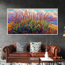 Wheat Grasses, Coastal, Sunrise, Canvas Print rustic boho kitchen wall art, country field beach decor, nature inspired autumn artwork