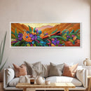 Floral Pipe Still Life, Colorful Mountain Flowers, Nature Decor, Canvas Print, Southwestern Wall Art, Rustic Autumn Vibe, Kitchen Accent