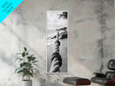 Nautical Rope, Coastal Focus, Rustic Texture, Canvas Print, Nautical wall art, Beach house decor, Minimalist bathroom art, Coastal bedroom print