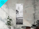 Marshland Trees, Coastal Wetlands, Serene Landscape, Peaceful Horizon, Framed Canvas Print, Office Wall Art, Minimalist Nature Art