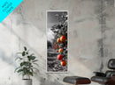 Orchard Harvest, Autumn Apples, Nature Photography, Framed Canvas Print, Kitchen Wall Art, Rustic Decor, Farmhouse Wall Accent