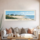 Long Beach Island, New Jersey Panoramic Print, Vacation Gift, New Jersey Wall Art, Beach Painting, Beach Decor, Beach Or Lakehouse Art