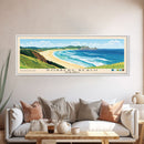 Robberg Beach, South Africa Panoramic Beach Print, Vacation Gift, South Africa Wall Art, Beach Painting, Beach Decor, Beach Painting