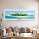 Ukulhas Island, Maldives Panoramic Print, Vacation Gift, Maldives Wall Art, Vacation Wall Art, Vacatation Memories, Beach Decor, Beach Or Lakehouse Art