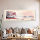 Chiemsee, Germany Watercolor Print, Vacation Gift, Germany Wall Art, Beach Painting, Beach Decor, Large Wall Art, Wood Frame Art