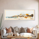 Cozumel, Mexico Watercolor Print, Vacation Gift, Mexico Wall Art, Beach Painting, Beach Decor, Large Wall Art, Wood Frame Art
