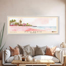 Ifaty Beach, Madagascar Watercolor Print, Vacation Gift, Madagascar Wall Art, Beach Painting, Beach Decor, Large Wall Art, Wood Frame Art