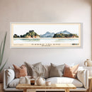 Kawau Island, New Zealand Watercolor Beach Print, Vacation Gift, New Zealand Wall Art, Beach Painting, Beach Decor, Beach Painting