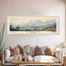 Kosgada, Sri Lanka Watercolor Print, Vacation Gift, Sri Lanka Wall Art, Beach Painting, Beach Decor, Large Wall Art, Wood Frame Art
