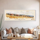 Pasha Dere, Bulgaria Watercolor Beach Print, Vacation Gift, Bulgaria Wall Art, Framed Canvas Print, Framed Beach Painting