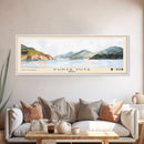 Punta Mita, Mexico Watercolor Print, Vacation Gift, Mexico Wall Art, Beach Painting, Beach Decor, Large Wall Art, Wood Frame Art
