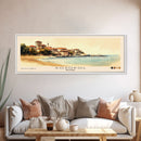 Sozopol, Bulgaria Watercolor Beach Print, Vacation Gift, Bulgaria Wall Art, Framed Canvas Print, Framed Beach Painting