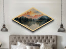 The Forest Fire - Framed Canvas Art Print - Canvas Texture Wall Art - Fire Painting - Depressing Home Decor - Statement Piece