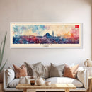 Adana Turkey  Travel Art, City Art, Framed Canvas Print or Metal Wall Art, Europe Travel Poster, Panoramic Wall Art, Extra Wide Wall Art