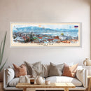 Irkutsk Russia Wall Art, Panoramic Travel Poster, Panoramic Framed Canvas Print, City Wall Art, Wall Hanging Home Decor, Travel Art