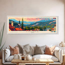 Loznica Serbia Wall Art, Panoramic Travel Poster, Panoramic Framed Canvas Print, City Wall Art, Wall Hanging Home Decor, Travel Art