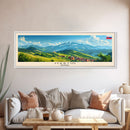 Martin Slovakia Travel Art, City Art, Framed Canvas Print or Metal Wall Art, Europe Travel Poster, Panoramic Wall Art, Extra Wide Wall Art