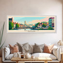 Wakefield United Kingdom Travel Print Wall Art, Panoramic City Art, Travel Art, Wall Decor, Vacation Gift, Framed Canvas Print Or Metal Art