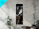 Cowboy Roping Art, Framed Canvas Print, western décor, rustic wall art, moody art, cowgirl painting, gift idea,southwest wall art