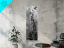 Howling Coyote, Framed Canvas Print, southwest wall art, rustic wall art, wildlife photography, desert landscape art, cowboy art, boho home decor