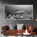 Trout, Fly Fishing Art, Rustic Decor, Coastal Wall Art, Lake Tahoe Art, Fishing Art, Nautical Painting, Framed Canvas Print