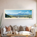 Mbeya, Tanzania Panoramic Travel Poster Canvas Print, Mbeya, Tanzania Painting, Tanzania Art, Mbeya Travel Art, Living Room Painting
