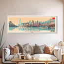 Chongqing, China Panoramic Canvas Print, Chongqing, China Painting, China Art, Chongqing Travel Poster, Travel Art, Living Room Painting