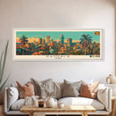 Kampala, Uganda Panoramic Canvas Print, Kampala, Uganda Painting, Uganda Art, Kampala Travel Poster, Travel Art, Living Room Painting