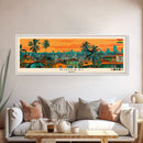 Kumasi, Ghana Panoramic Canvas Print, Kumasi, Ghana Painting, Ghana Art, Kumasi Travel Poster, Travel Art, Living Room Painting