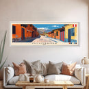 Moyobamba, Peru Panoramic Canvas Print, Moyobamba, Peru Painting, Peru Art, Moyobamba Travel Poster, Travel Art, Guest Room Painting