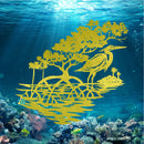 Heron Mangrove Scene