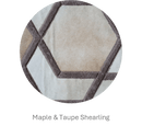HEXAGON – Modern Patterned Rug in Organic Hide
