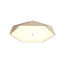 Hexagonal Travertine Lunarc Stone Ceiling Lamp