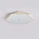 Hexagonal Travertine Lunarc Stone Ceiling Lamp
