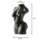 DecorBites™ Abstract Nude Female Ceramic Vase Black White Home Decor Ornament
