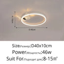 DecorBites™ LED Chandelier: Modern Indoor Lighting for Bedroom, Study, Living Room - Luster Lamps