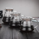 DecorBites™ Cloud Shaped Glass Coffee Kettle Heat Resistant Teapot 360/600/800ml