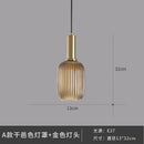 DecorBites™ Glass Pendant Lights: Nordic Style Bedroom Kitchen Hanging Lamp