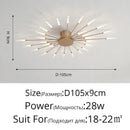 DecorBites™ LED Acrylic Ceiling Light Fixture for Bedroom Hall Living Room Kids, Modern Luster