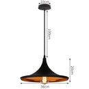 DecorBites™ Industrial Aluminium Pendant Lights Chandelier for Home Living Room Kitchen Bedroom