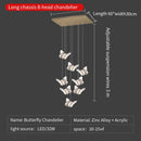 DecorBites™ Butterfly Ladder Pendant Lights Chandelier for Loft Decor Interior Lighting Stairs Bedside