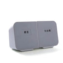DecorBites™ Cotton Swab & Pad Holder: Bathroom Organizer & Cosmetic Container