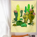 Psychedelic beige mushroom girl tapestry bedroom wall decor