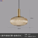 DecorBites™ Glass Pendant Lights: Modern Nordic Style LED Pendant Lamp for Bedroom, Living, Dining Room