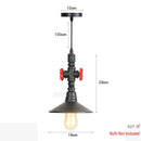DecorBites™ Iron Pipe Pendant Lights Holder Retro Loft Indoor Ceiling Hanging Lamp
