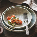 DecorBites™ Japanese Style Ceramic Round Plate - Restaurant Quality Dinnerware