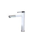 DecorBites™ Black Ceramic Hand-Painted Washbasin with Swivel Brass Faucet
