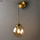 DecorBites™ Glass Ball LED Wall Lamp for Nordic Modern Bedroom Lighting