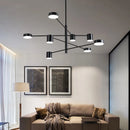 DecorBites™ LED Wrought Iron Chandelier for Living Room Bedroom Interior Lighting